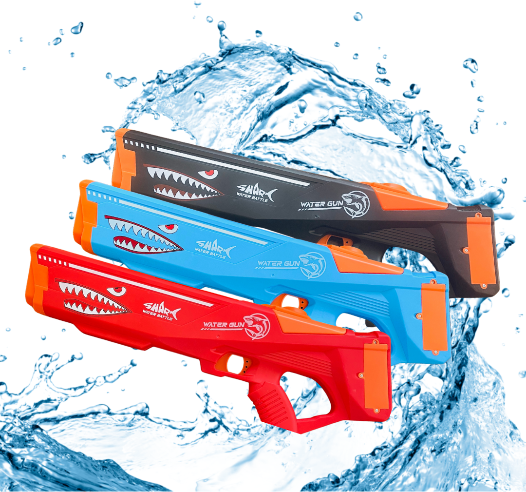 SharkSplash Pro Pistola Lanza Agua Automática