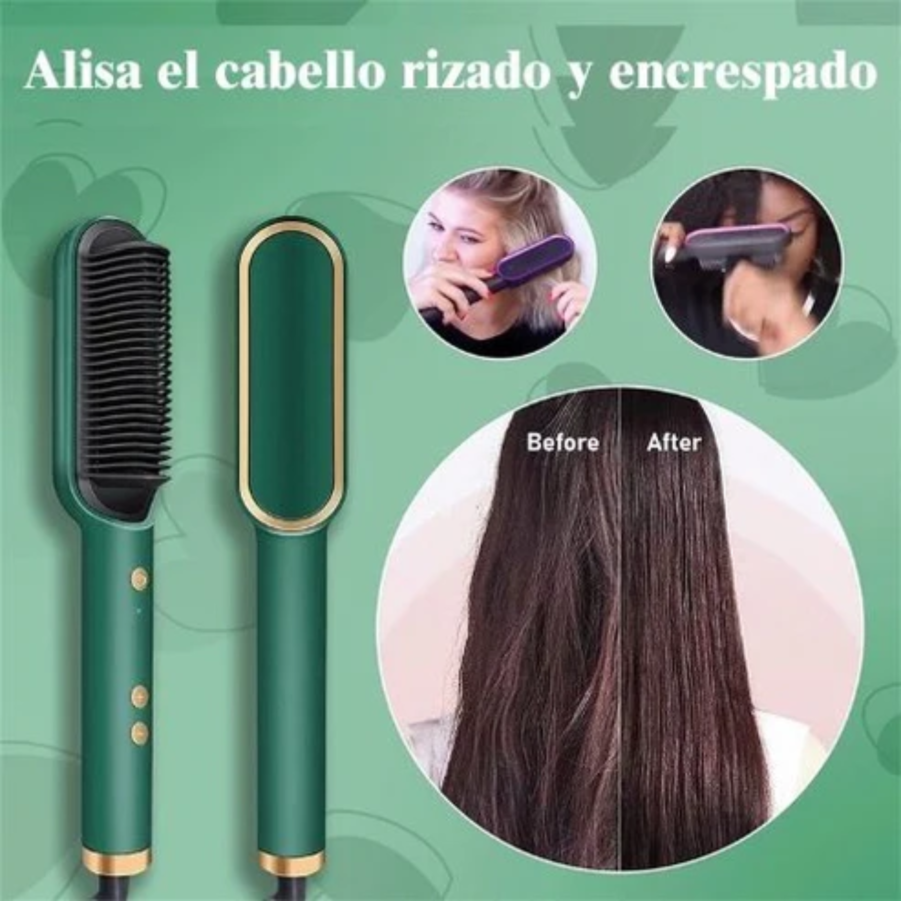 LuxeLiss™ - Plancha para cabello + BellaPiel™ -  Depiladora Facial