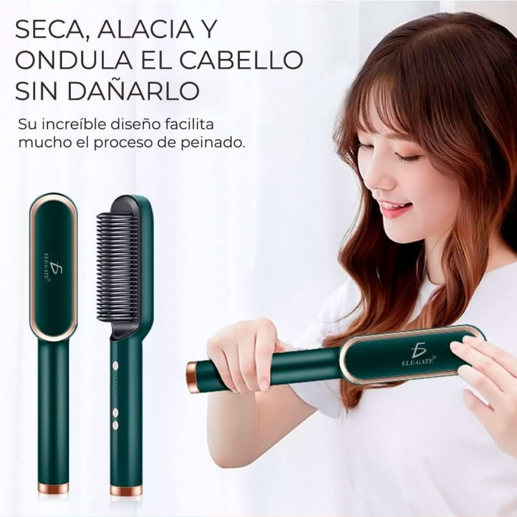 LuxeLiss™ - Plancha para cabello + BellaPiel™ -  Depiladora Facial