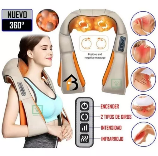 CuelloDorado™ - Masajeador Cervical y Lumbar