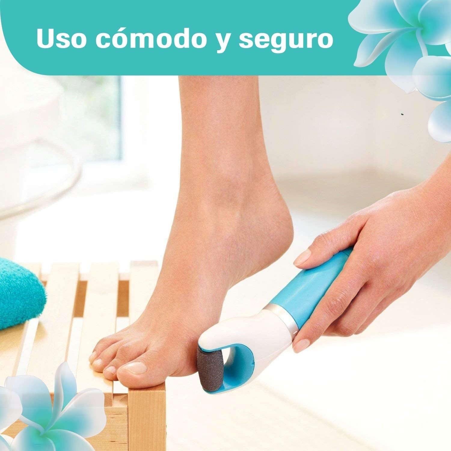 FootGlide™ – Removedor y Exfoliador de Pies Eléctrico